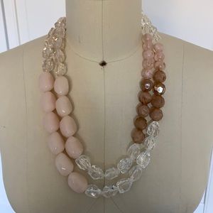 Double Chain Beaded Necklace
